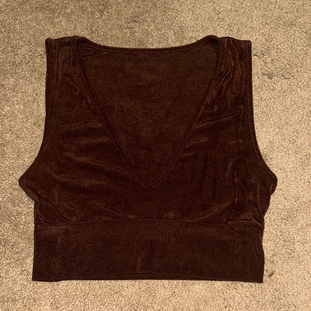 Brown Women's Top
